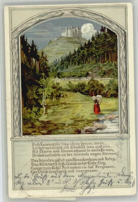 Lauenstein Oberfranken Künstlerkarte