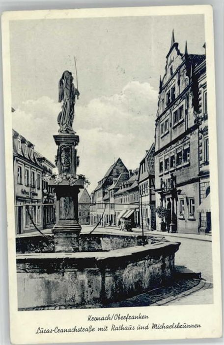 Kronach Oberfranken Lucas Cranachstrasse Rathaus Michaelsbr