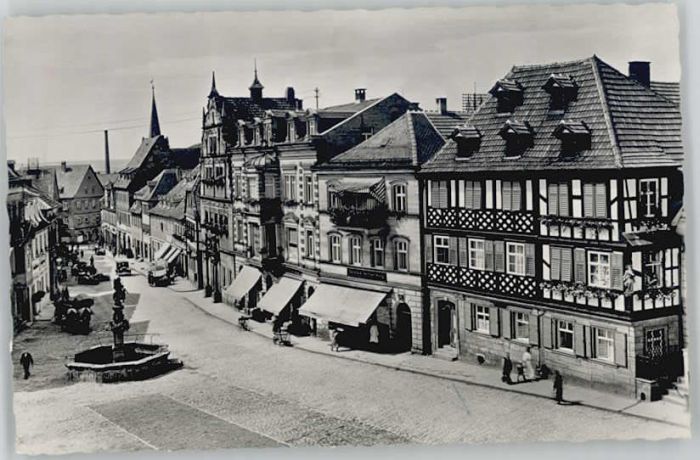 Kronach Oberfranken Marktstrasse