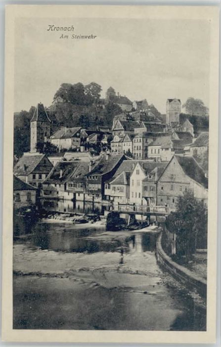 Kronach Oberfranken Steinwehr
