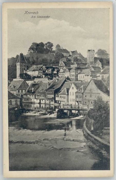 Kronach Oberfranken Steinwehr