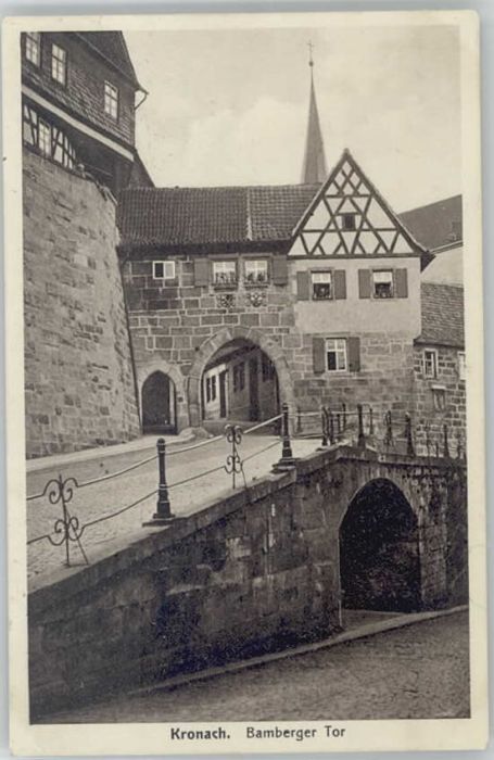 Kronach Oberfranken Bamberger Tor