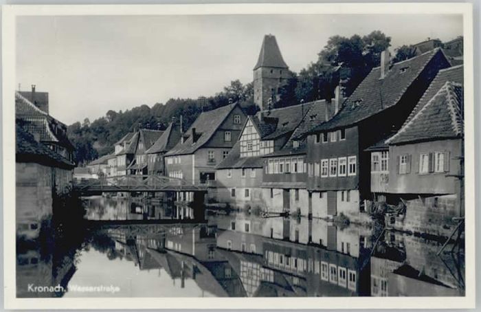 Kronach Oberfranken Wasserstrasse