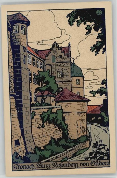 Kronach Oberfranken Burg Rosenberg