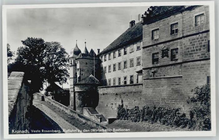 Kronach Oberfranken Festung Rosenberg