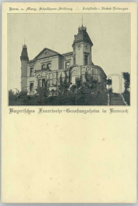 Kronach Oberfranken Feuerwehr Genesungsheim