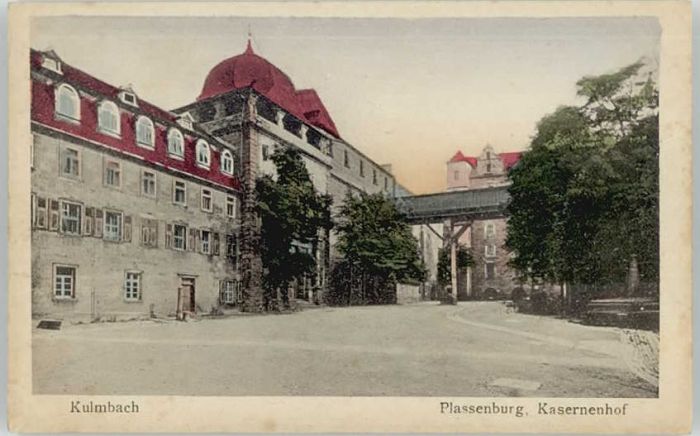 Kulmbach Bayern Plassenburg Kasernenhof