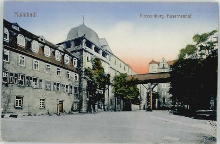 Kulmbach Bayern Plassenburg Kasernenhof