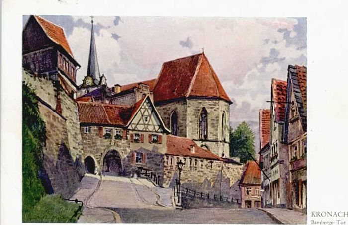 Kronach Oberfranken KünstlerGust. Lüttgens x
