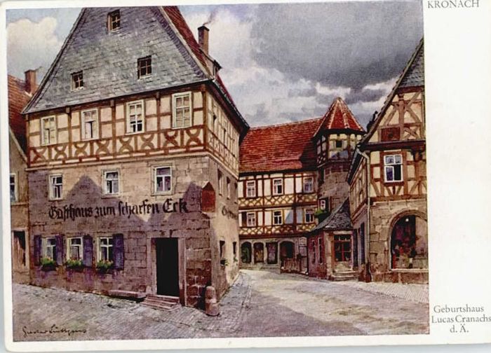 Kronach Oberfranken KünstlerGust. Lüttgens Geburtshaus Luka