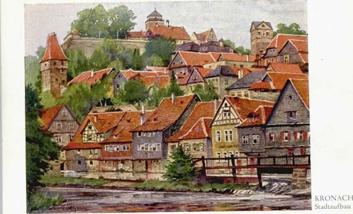 Kronach Oberfranken KünstlerGust. Lüttgens *