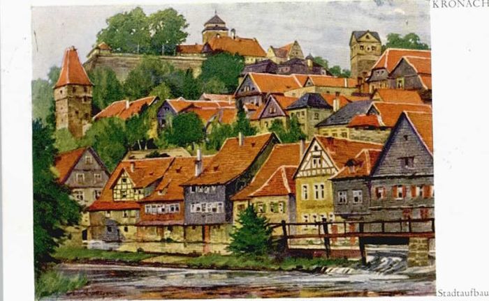 Kronach Oberfranken KünstlerGust. Lüttgens x