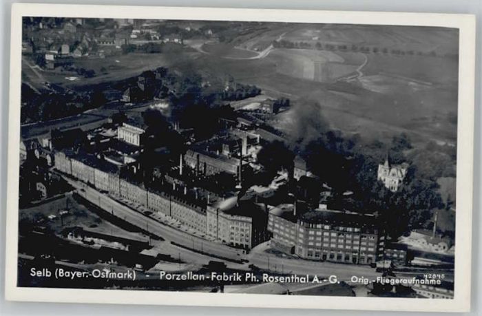 Selb Porzellanfabrik Rosenthal Fliegeraufnah