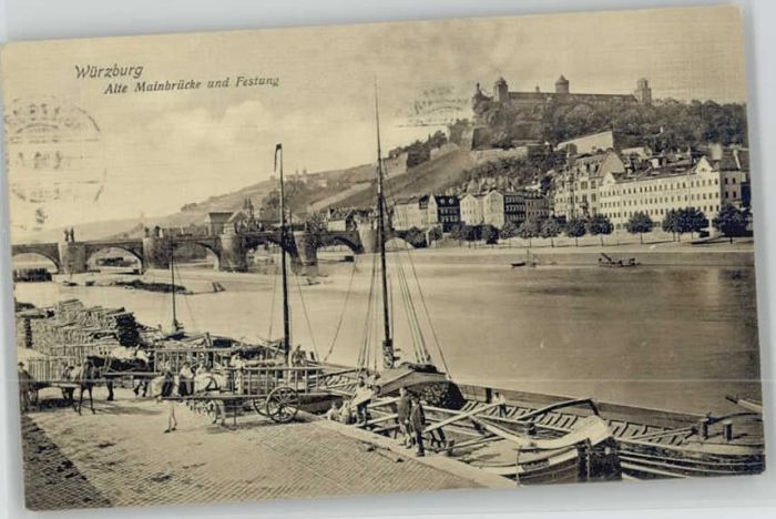 WueRZBURG Bayern ainbruecke Festung x