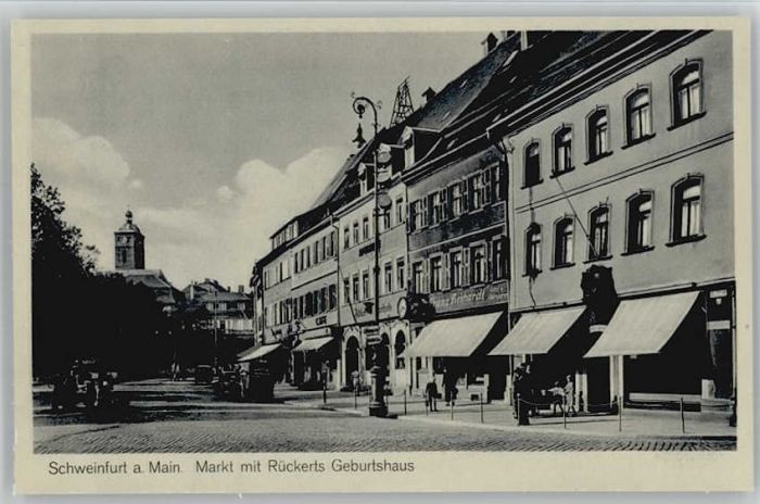 Schweinfurt Markt Geburtshaus Rückert