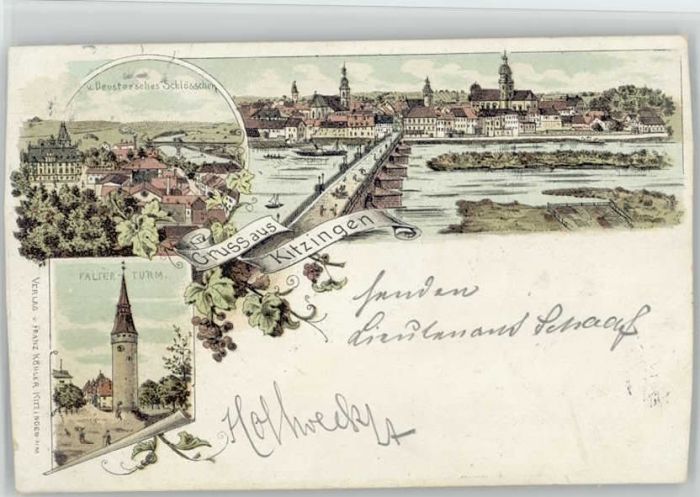 Kitzingen Main Kitzingen Falterturm Deuster'sches Schö