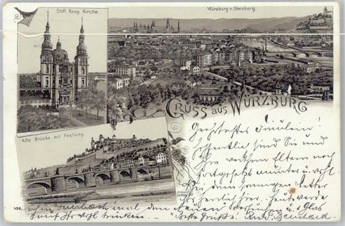 Wuerzburg estung Stift Haug Kirche