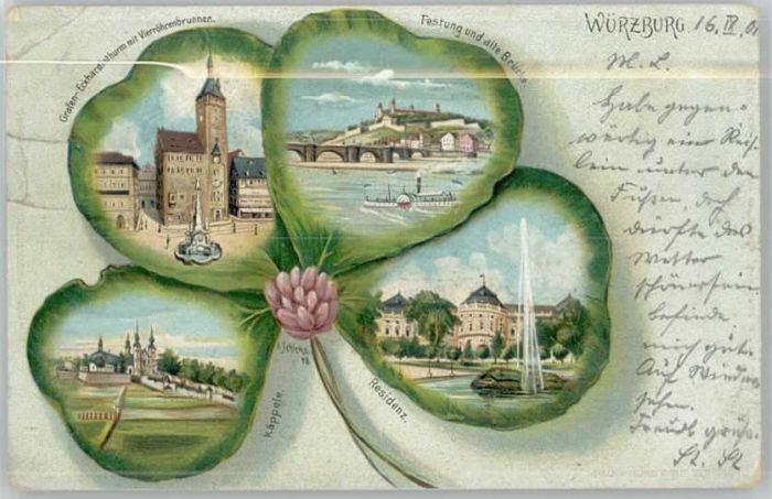 Wuerzburg rafen Eckhardtsturm Festung Residenz