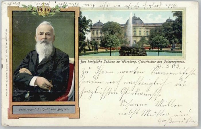 Wuerzburg rinzregent Luitpold von Bayern Schloss