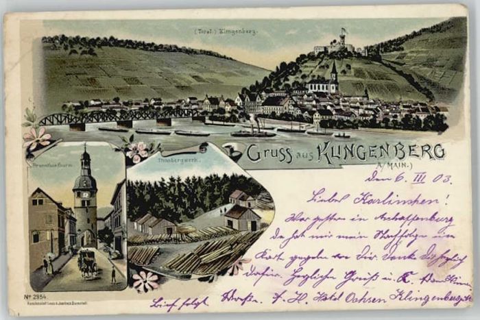 Klingenberg Main Tonbergwerk Brunnentorturm