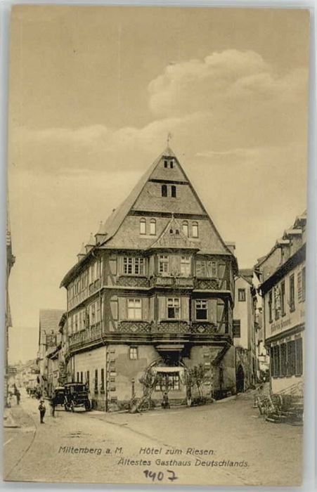 Miltenberg Main Miltenberg Hotel Gasthaus zum Riesen