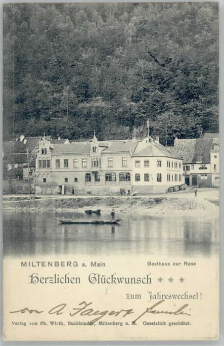 Miltenberg Main Miltenberg Gasthaus zur Rose