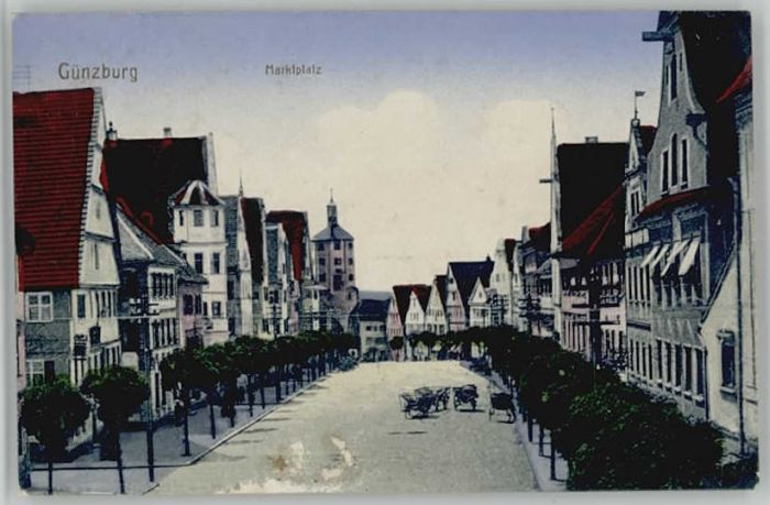 Guenzburg Bayern arktplatz