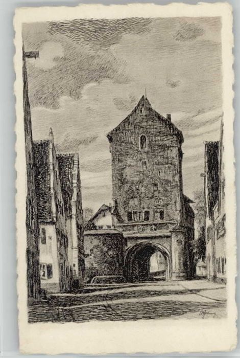 Noerdlingen erger Tor KünstlerGerling *