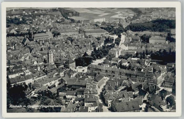 Ansbach Mittelfranken Ansbach Fliegeraufnahme
