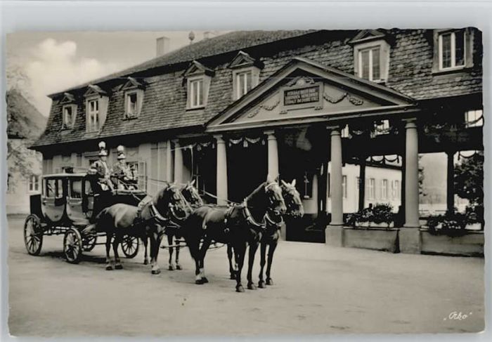 Bad Bocklet Postkutsche Brunnenhaus