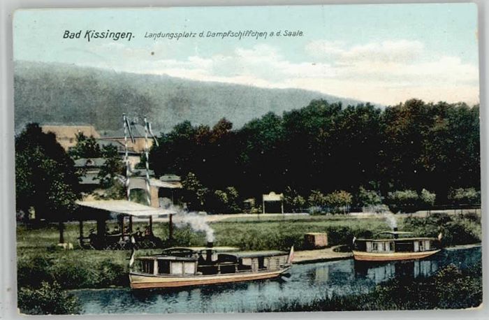 Bad Kissingen Landungsplatz Dampfschiff