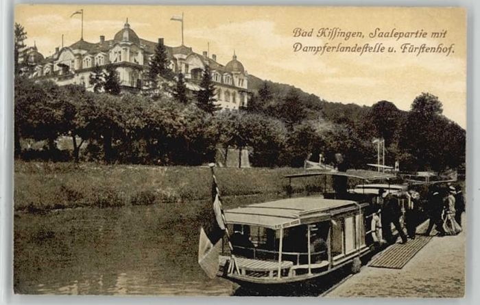Bad Kissingen Fürstenhof Dampferlandestelle