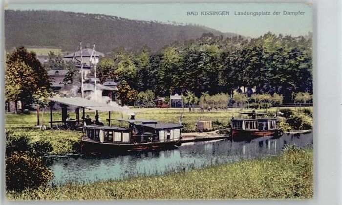 Bad Kissingen Landungsplatz Dampfschiff