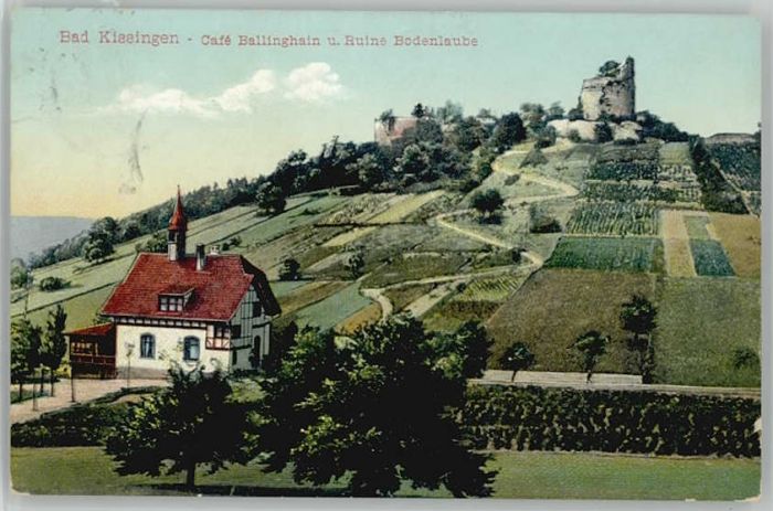 Bad Kissingen Cafe Ballinghain Ruine Bodenlaube