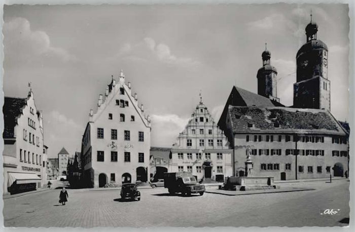 Wemding Marktplatz Rathaus