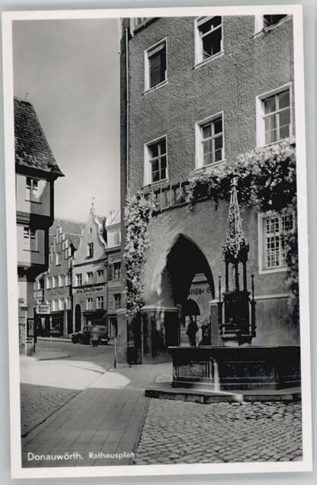 Donauwoerth Bayern Rathausplatz