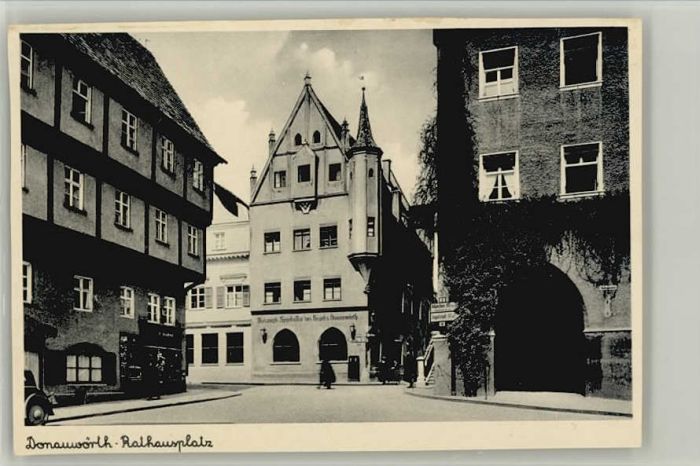 Donauwoerth Bayern Rathausplatz