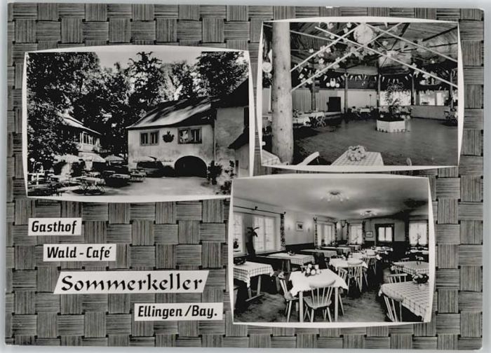 Ellingen Bayern Cafe Gasthof Sommerkeller