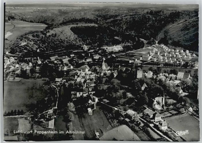 Pappenheim Fliegeraufnahme