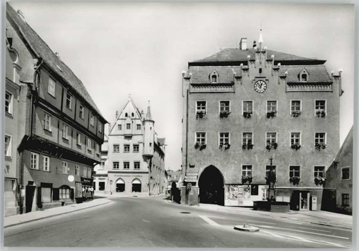 Donauwoerth Bayern Rathausplatz