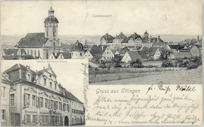 Ellingen Bayern Gasthof Römischer Kaiser