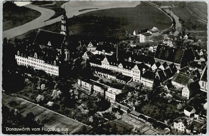Donauwoerth Bayern Fliegeraufnahme