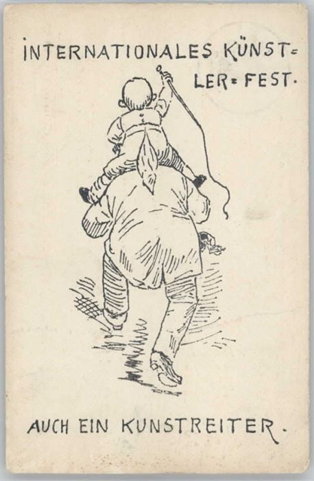 Ansbach Mittelfranken Ansbach [Stempelabschlag] Künstlerfest