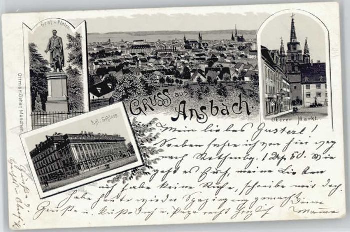 Ansbach Mittelfranken Ansbach Schloss