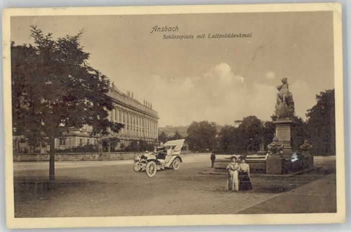 Ansbach Mittelfranken Ansbach Schlossplatz