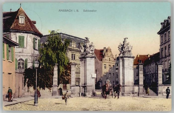 Ansbach Mittelfranken Ansbach Schlosstor