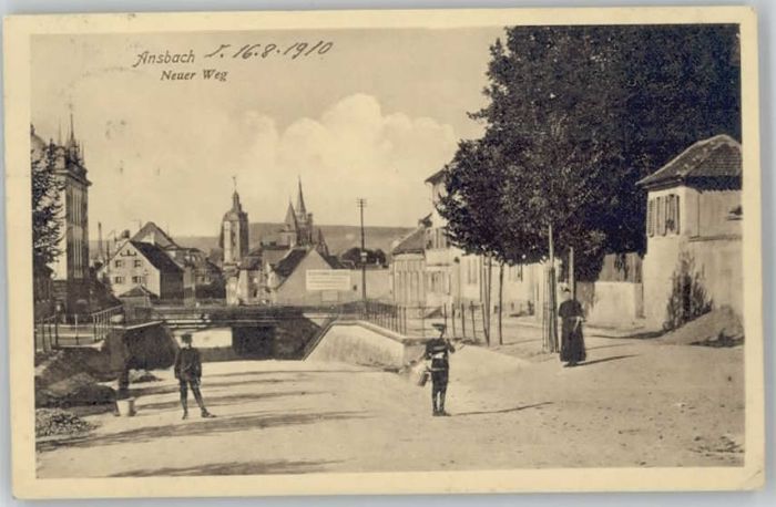 Ansbach Mittelfranken Ansbach Neuer Weg