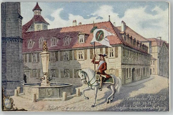 Ansbach Mittelfranken Ansbach Volksfest Festzug KünstlerFranz