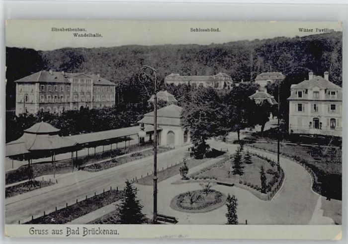 Bad Brueckenau andelhalle Elisabethenbau Schlosshotel