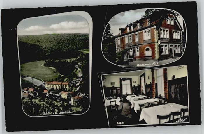 Schoenau Gemuenden stehaus März x